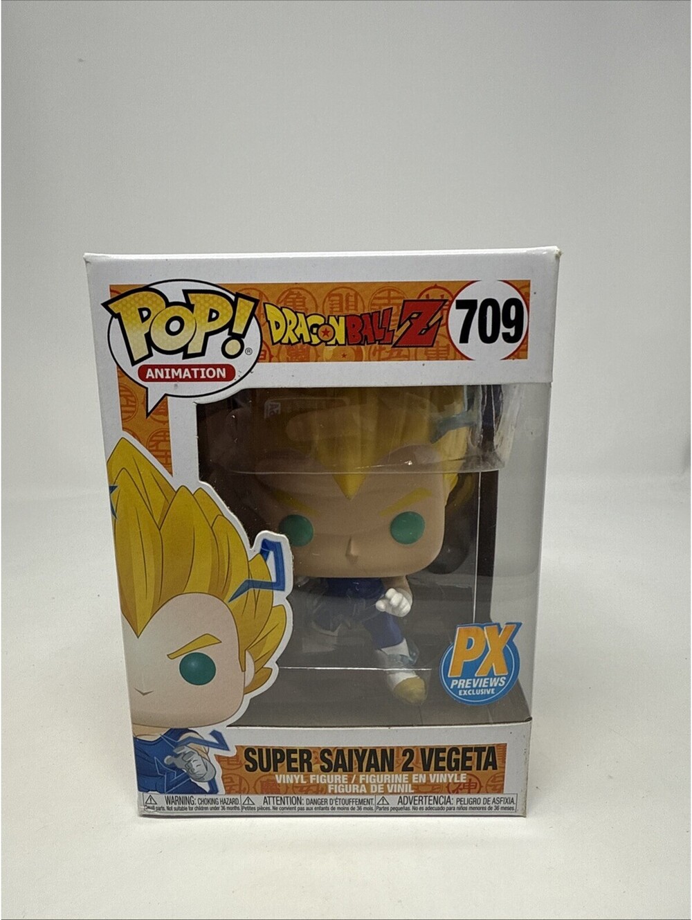 Funko POP! Dragon Ball Z Super Saiyan 2 Vegeta #709 PX Exclusive Vinyl Figure